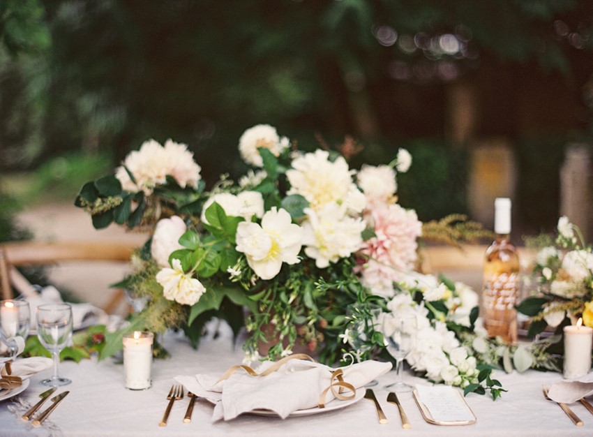 Romantic Floral Wedding Centerpiece