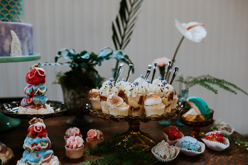 Wes Anderson Inspired Wedding Desserts