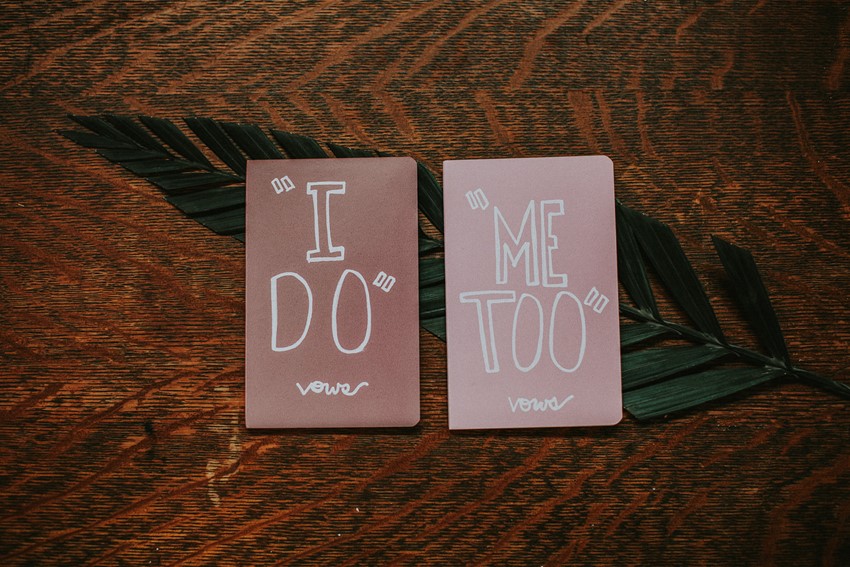 "I Do" & "Me Too" Vow Books
