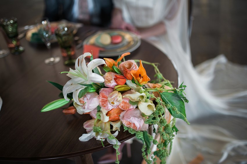 Art Nouveau Inspired Bridal Bouquet