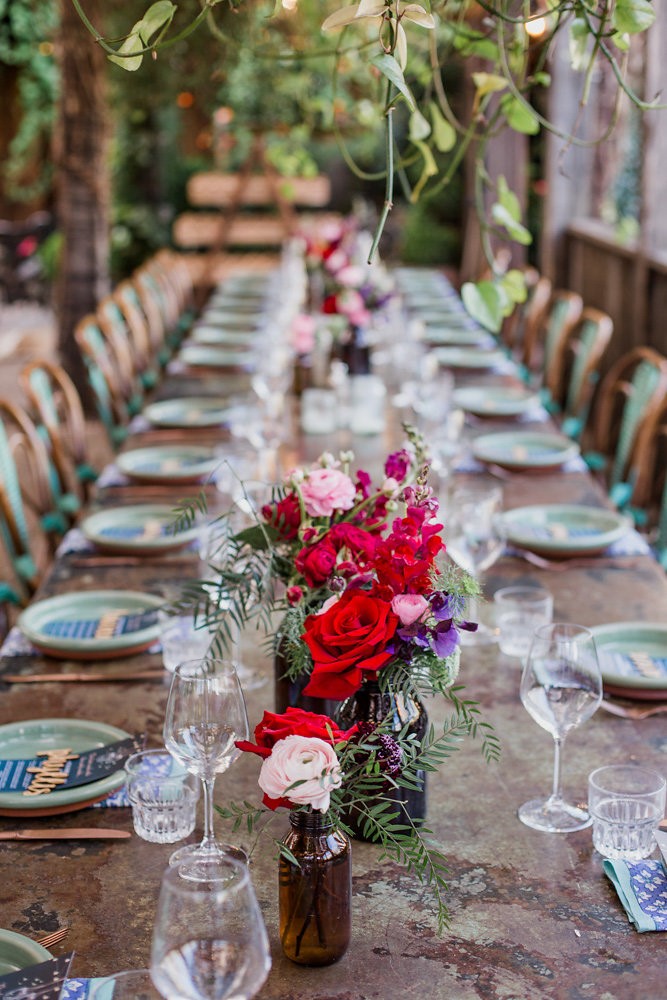 Garden Wedding Tablescape