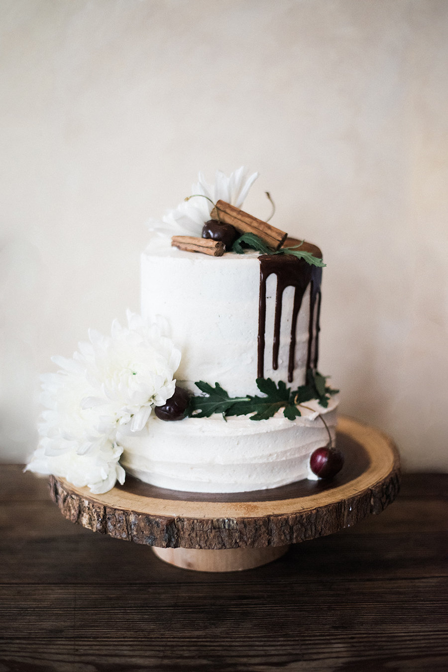 Chocolate Drizzle Wedding Cake