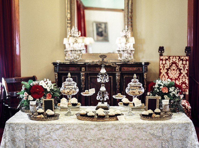 Victorian Inspired Dessert Table
