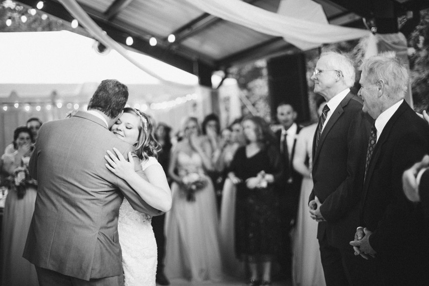 Bride Dancing with Uncle & Grandfather Instead of Father
