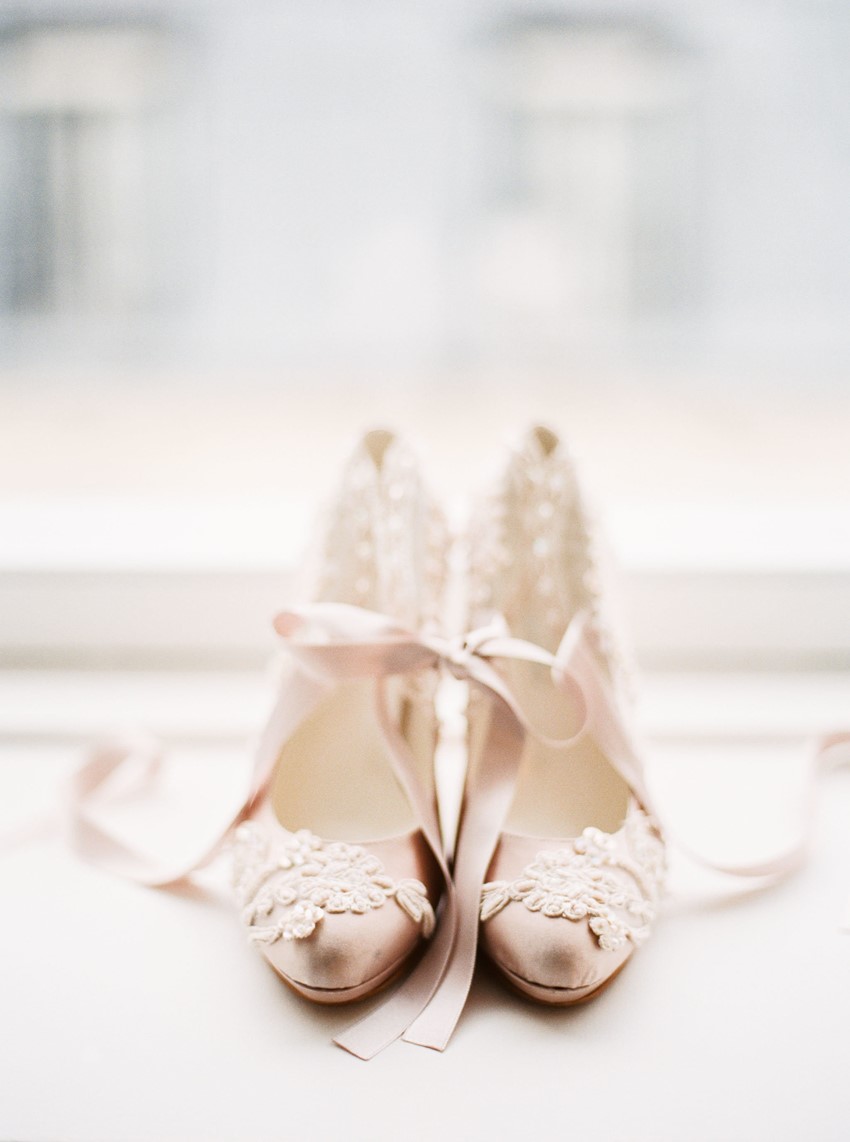 Palest Pink Bridal Shoes