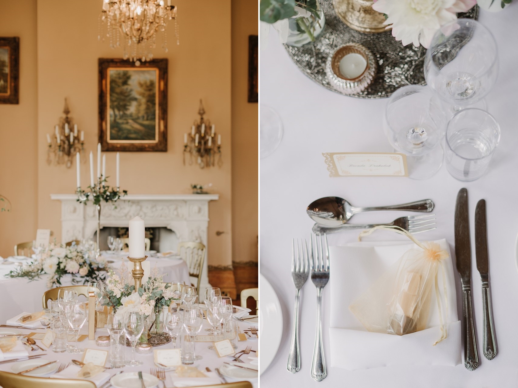English Country House Wedding Table