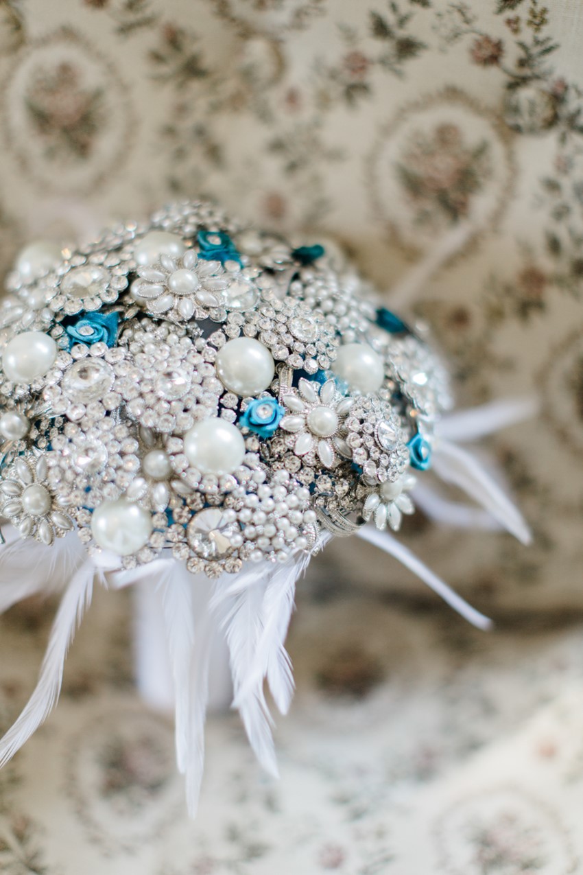 Turquoise Brooch Bouquet