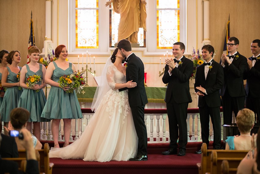 Romantic Church Wedding Ceremony