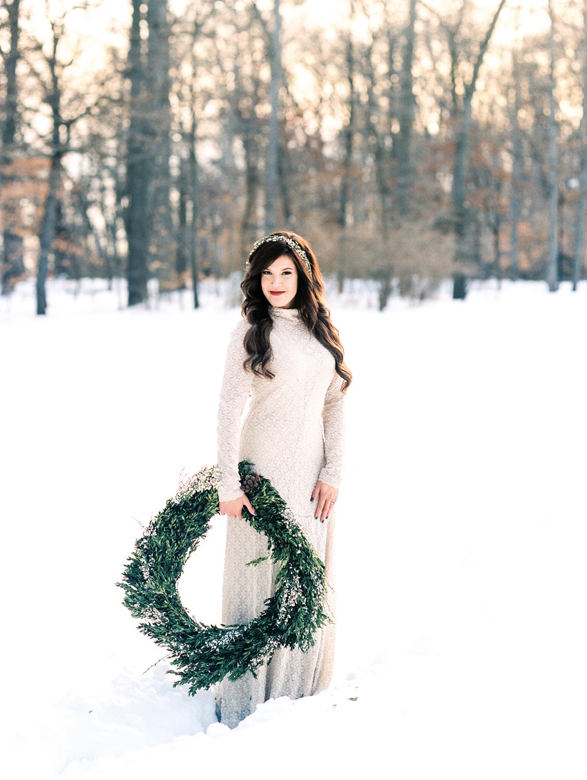 Snowy Winter Bride