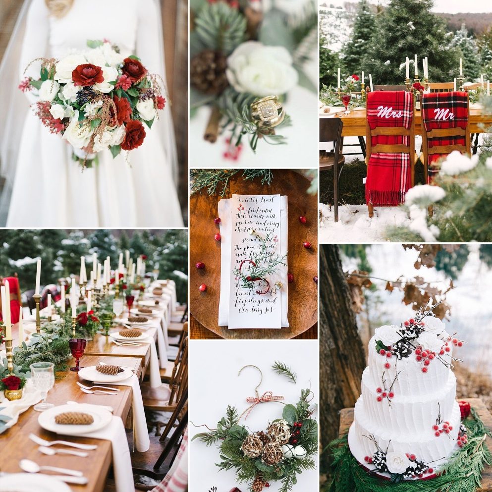 Timeless Noel - Classic Christmas Wedding Inspiration - Chic Vintage ...