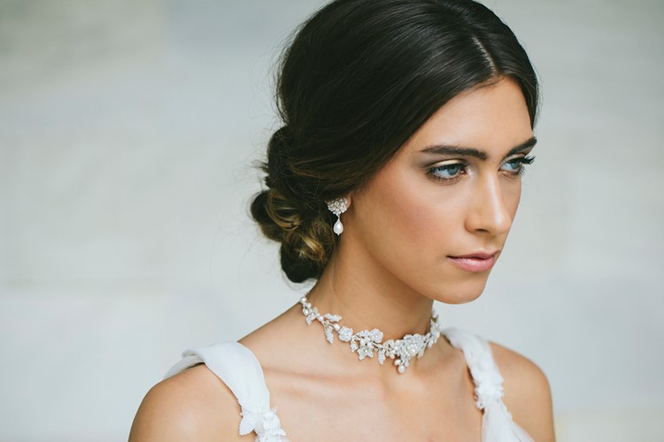 Bridal Choker Edera Jewelry 2018 Tesora Collection