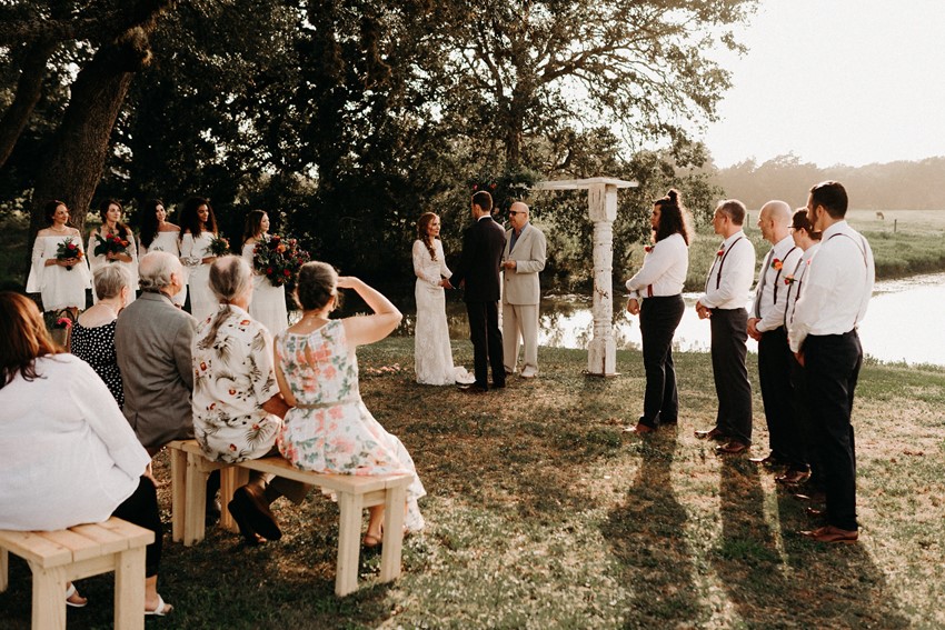 Garden Wedding Outdoor Ceremony