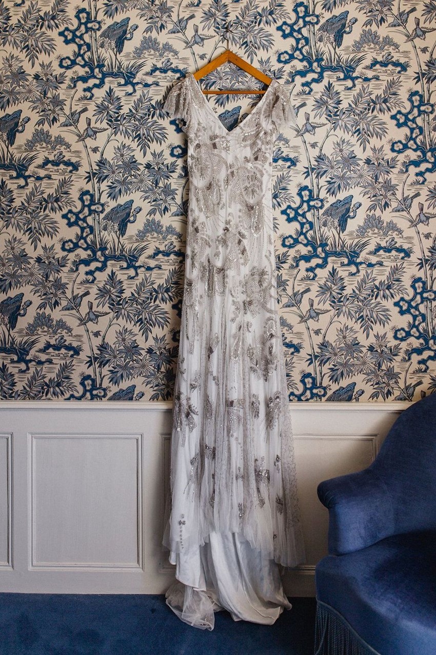Embellished Vintage Inspired Wedding Dress