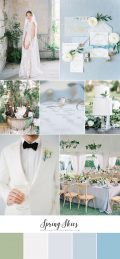 Spring Skies - Heavenly Wedding Inspiration in Soft Shades of Blue ...