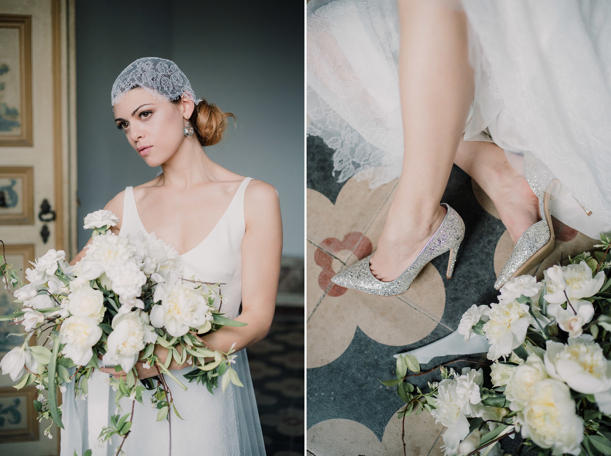 Silver Bridal Shoes