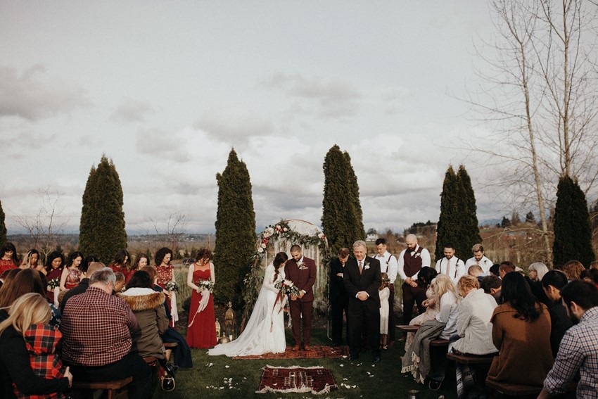 Boho Wedding Ceremony