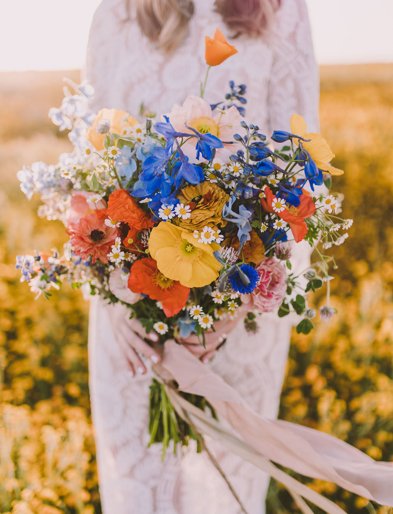 Boho Bright Bridal Bouquet