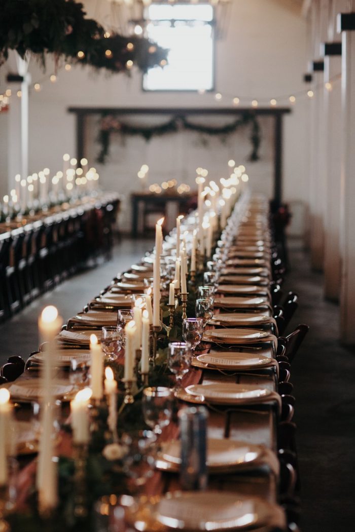 Candlelit Wedding Tables