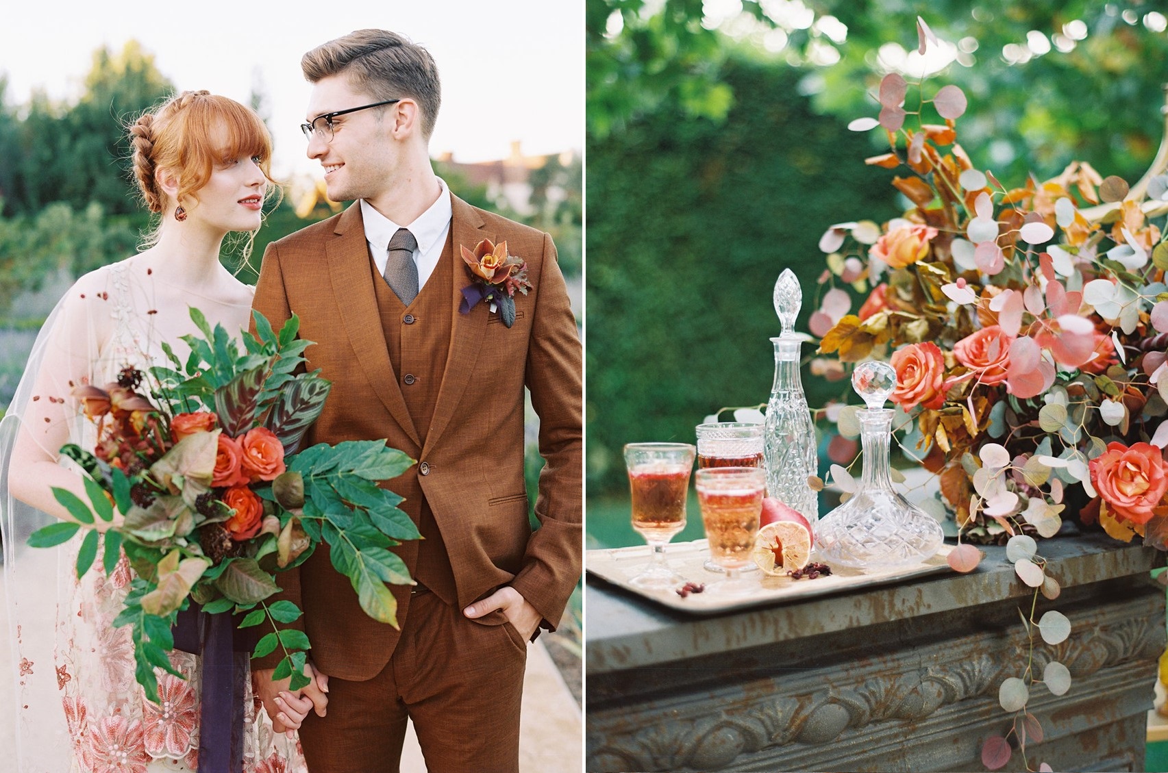 Modern Vintage Fall Wedding Inspiration at Kestrel Park