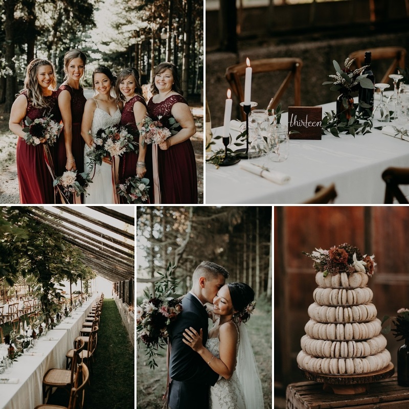 Rustic Fall Backyard Wedding with a Greenhouse Reception