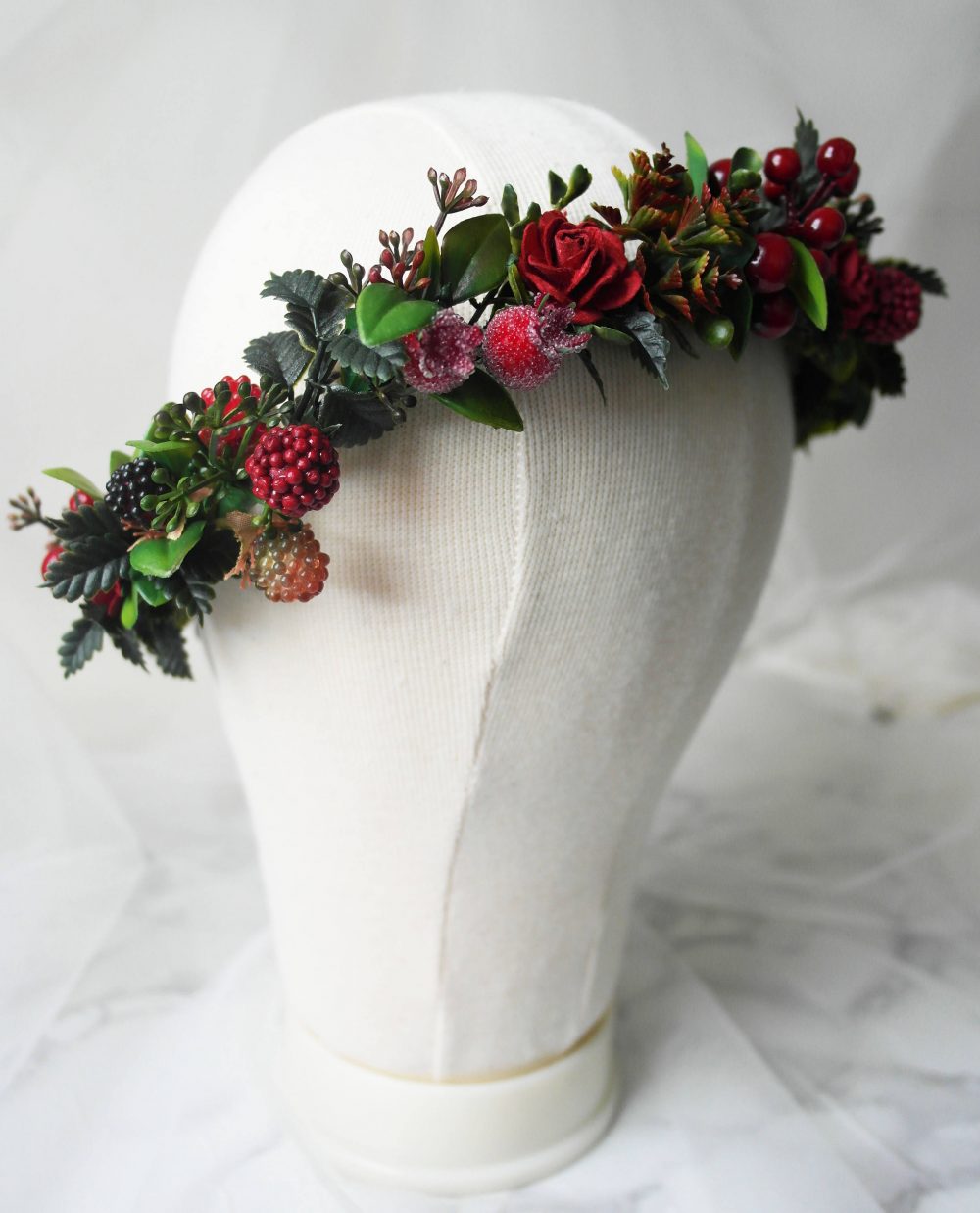 Christmas Wedding Flower Crown