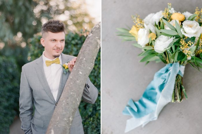 Spring Wedding Inspiration in Yellow, Grey & Blue