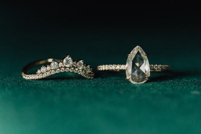 Boho Vintage Engagement & Wedding Ring