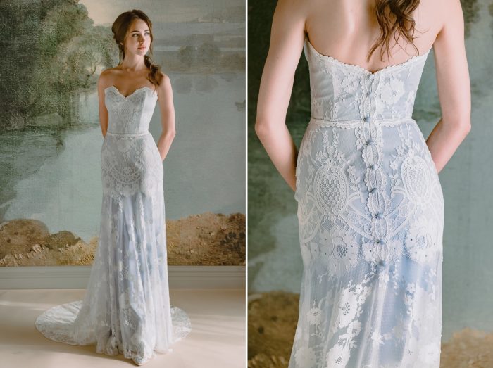 Timeless Eloise Blue Wedding Dress 2019