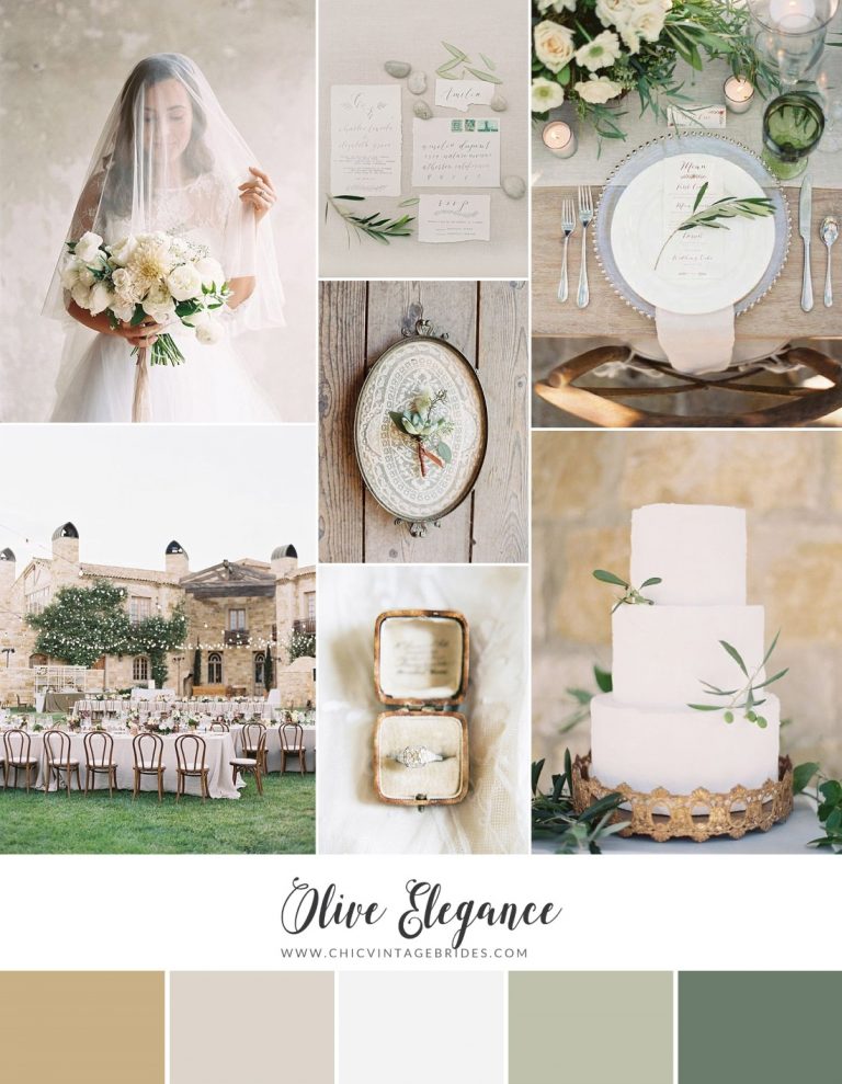 Olive Elegance - Italian Infused Garden Wedding Inspiration - Chic ...