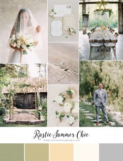 Rustic Summer Chic - Mountain Wedding Inspiration in Summery Citrus ...