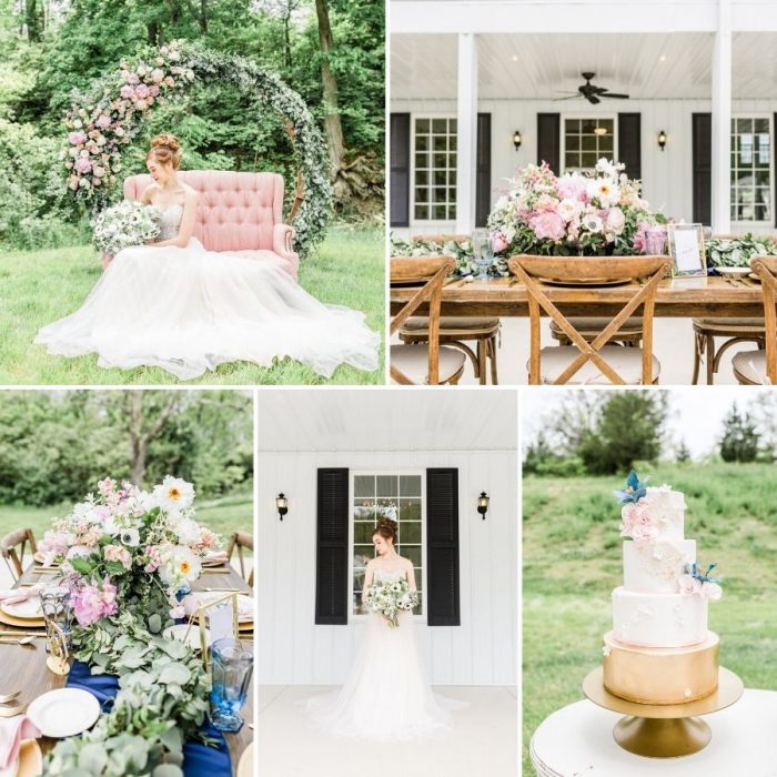 Pink Rosewood Manor Wedding Inspiration