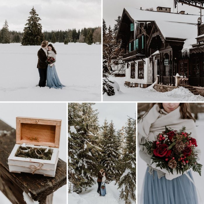 Fairytale Winter Wedding in the Snow