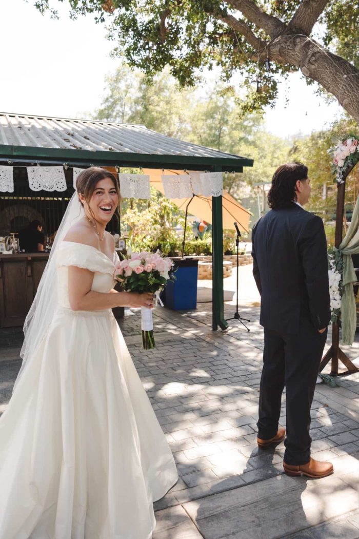 Heirloom Wedding Dress Made From Two Mothers' Gowns