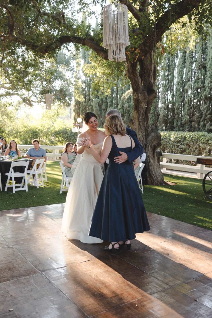 Heirloom Wedding Dress Made From Two Mothers' Gowns