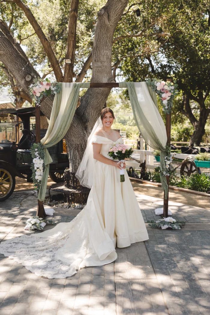 Heirloom Wedding Dress Made From Two Mothers' Gowns